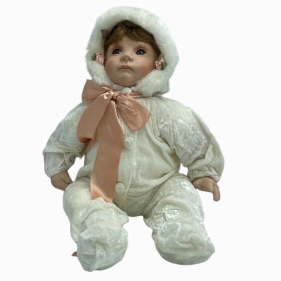 The World Doll Other - Kay McKee World Gallery Limited Katie Porcelain Collectible Doll Home Display